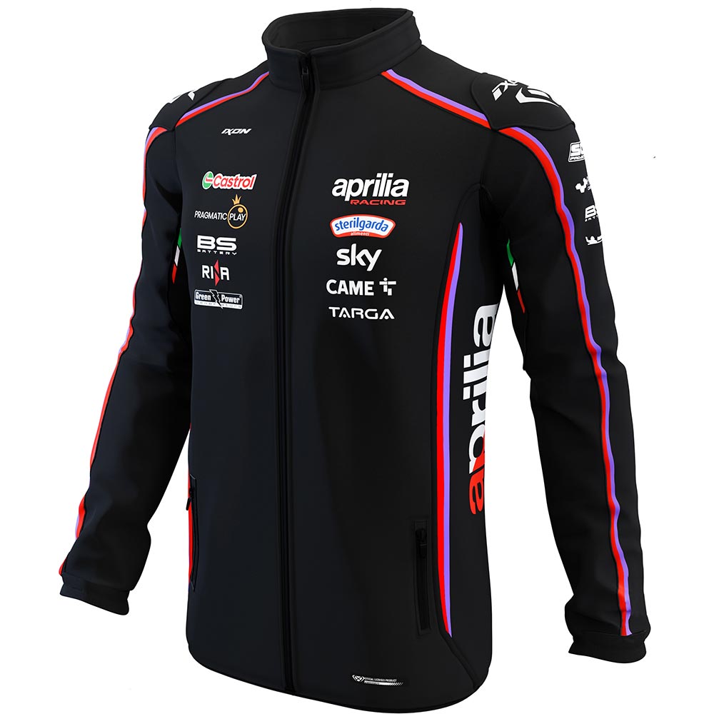 Giacca softshell 25 Aprilia con zip