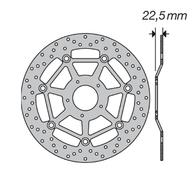 Disco freno FE.FL71502