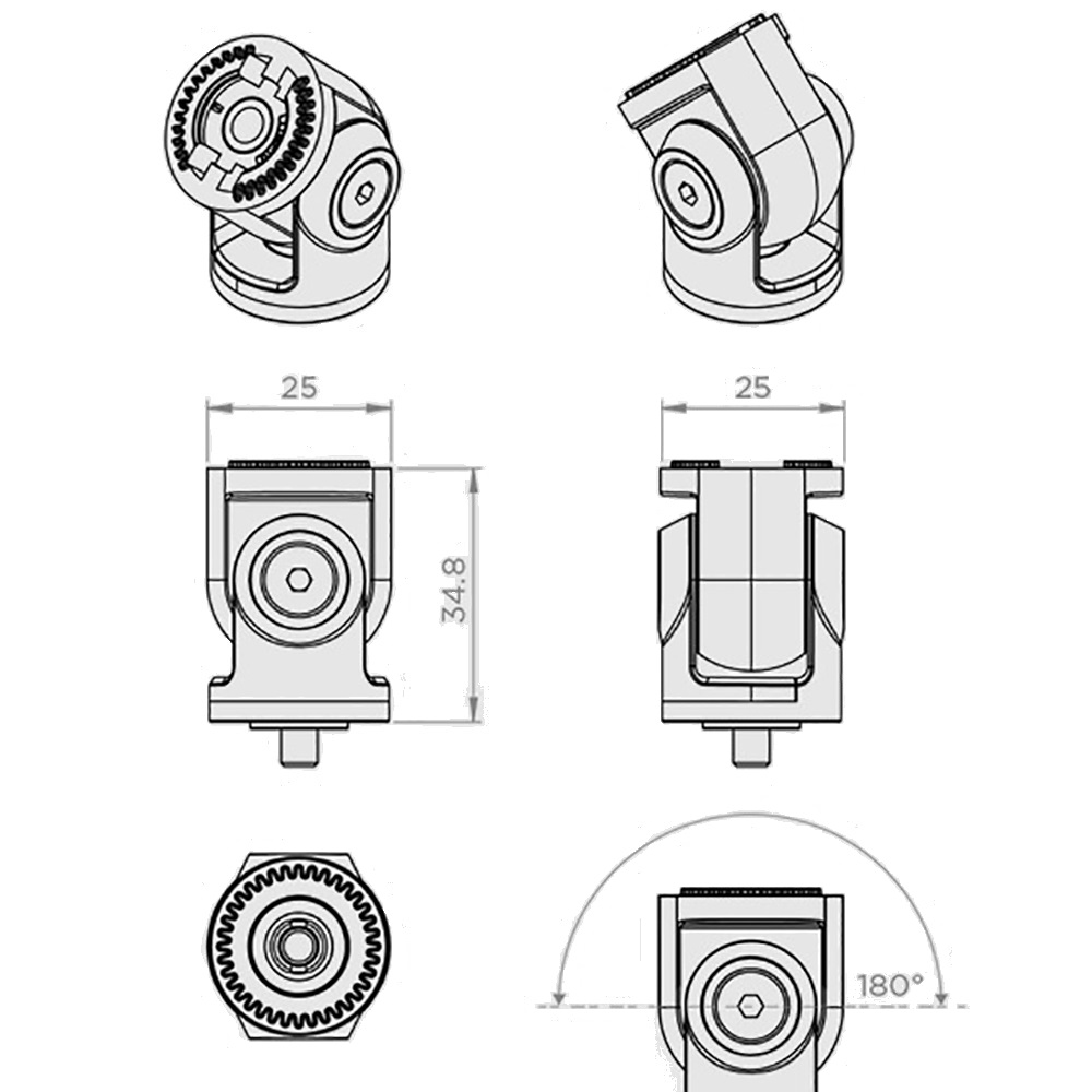 Adaptateur d'articulation Adaptator Knuckle (adattatore per le nocche)