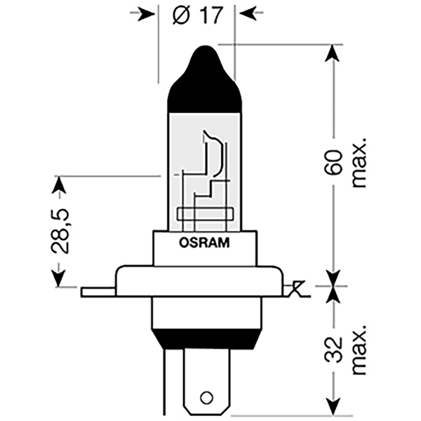 Lampadina H4 X-Racer