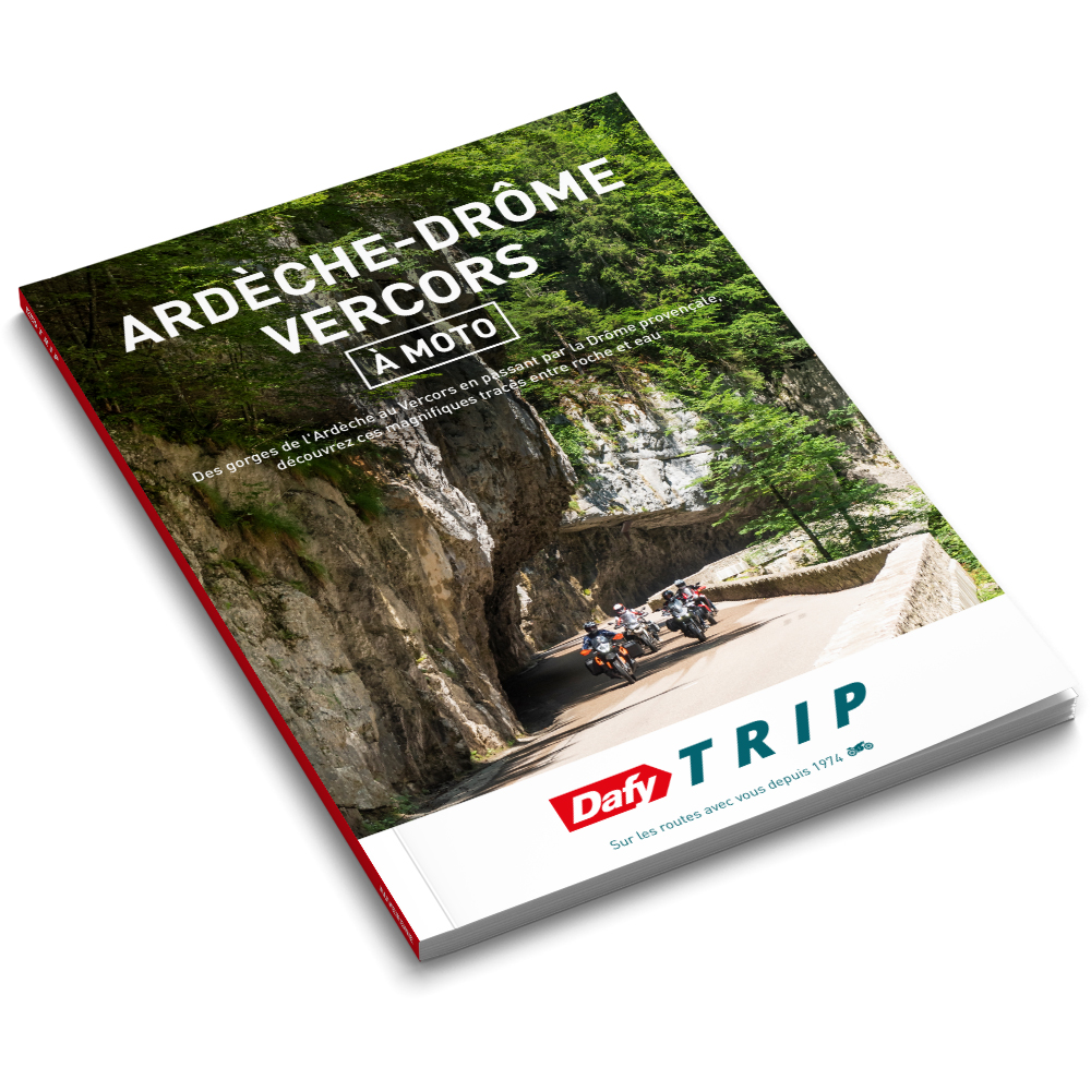 Roadbook moto : Viaggio Dafy Ardèche, Drôme, Vercors