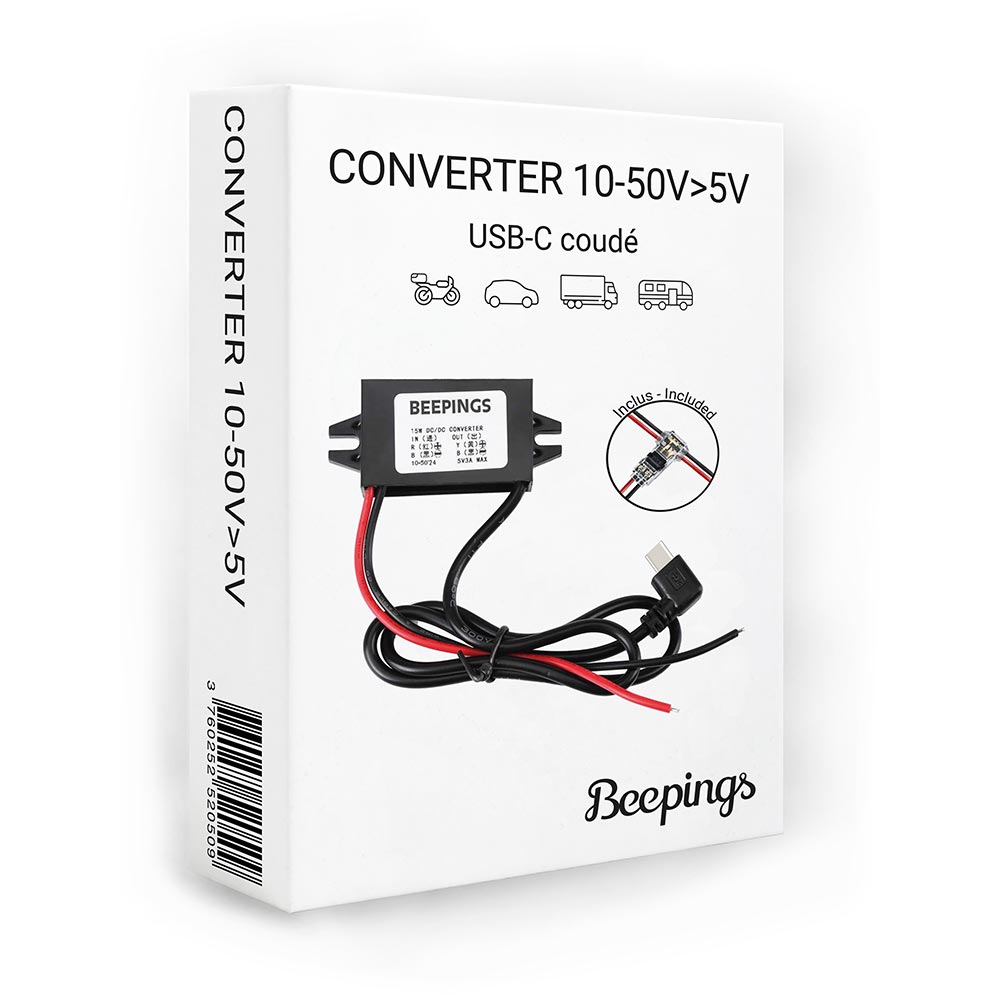 Convertitore da 10-50 V a USB-C 5 V