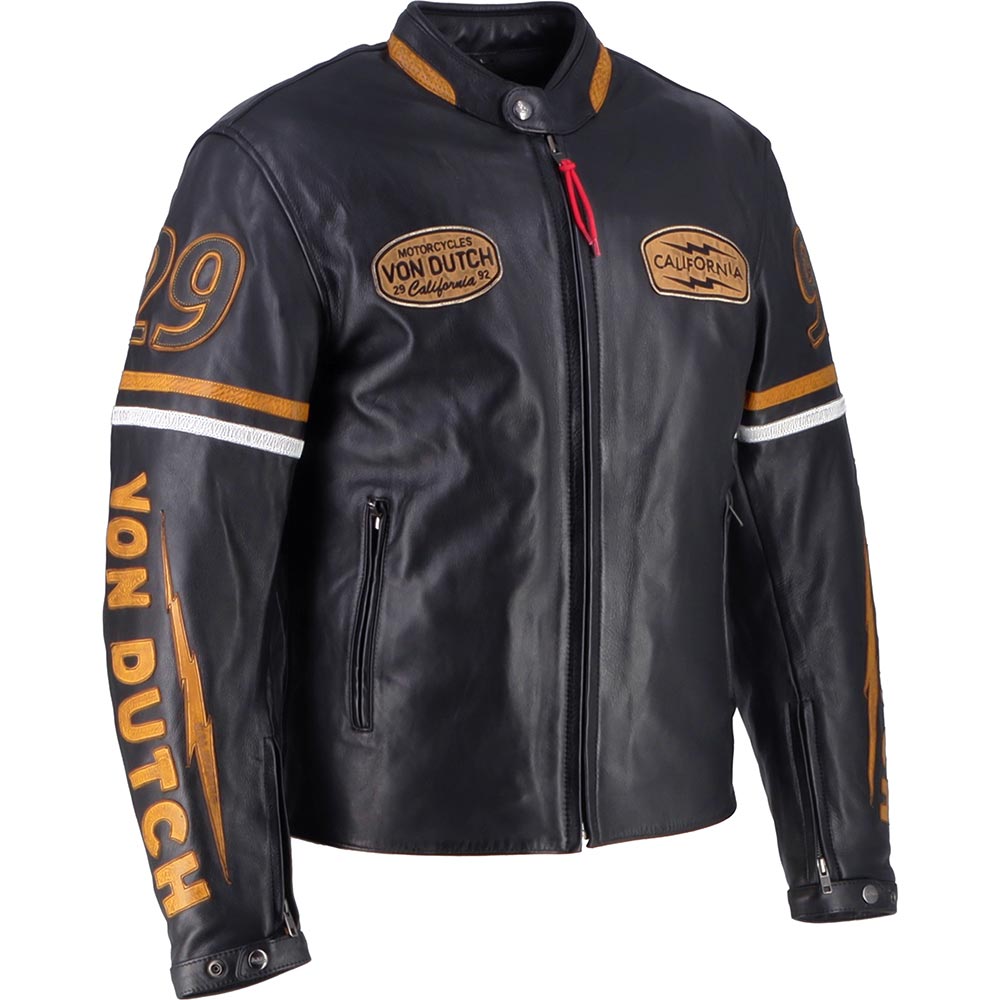 Von dutch - Giacca da uomo California - pelle
