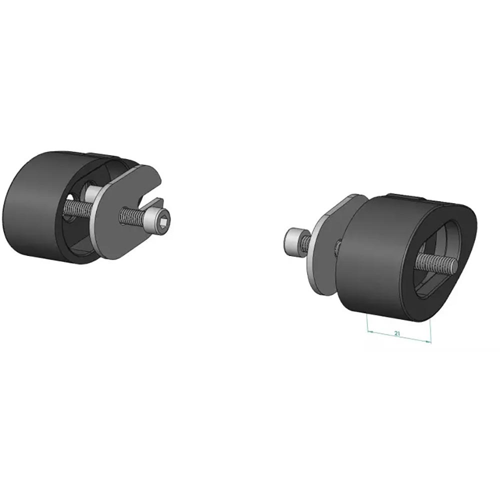 Adattatori da 20 mm per indicatori originali Honda