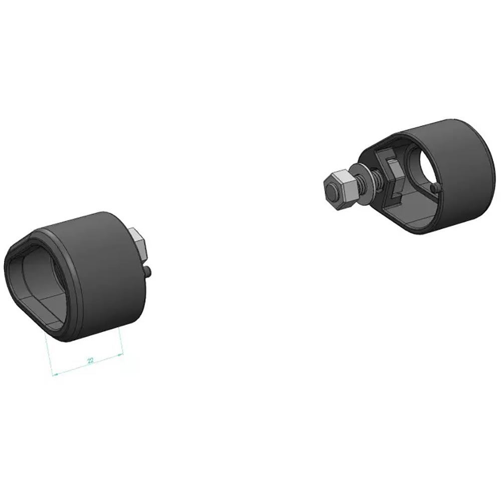 Adattatori da 22 mm per indicatori originali Yamaha