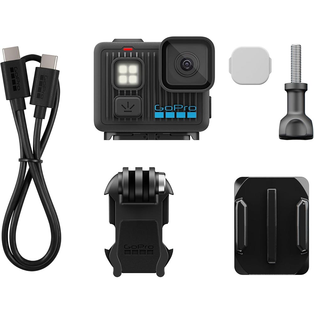 Fotocamera Hero illuminata