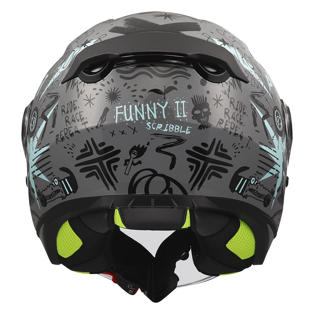 OF622 Casco per bambini Funny II Scribble