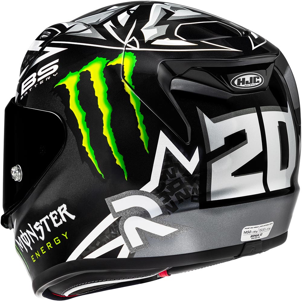 RPHA 12 Quartararo Replica Casco Nero