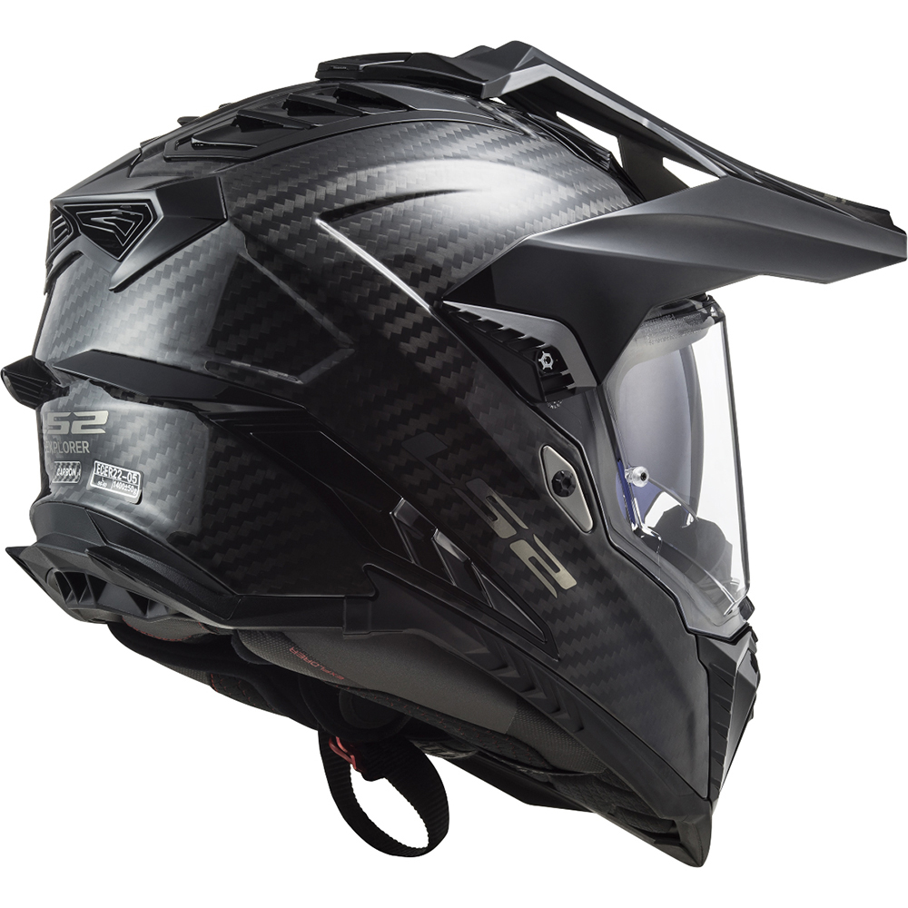 Casco solido MX701 Explorer Carbon