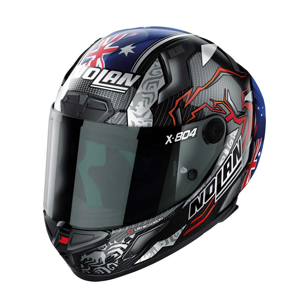 X-804 RS Ultra Carbon Replica Casco C. Stoner 10° Anniversario