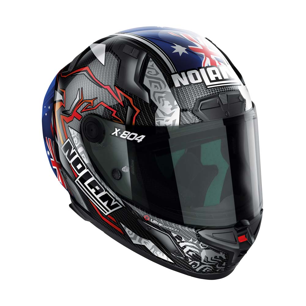 X-804 RS Ultra Carbon Replica Casco C. Stoner 10° Anniversario