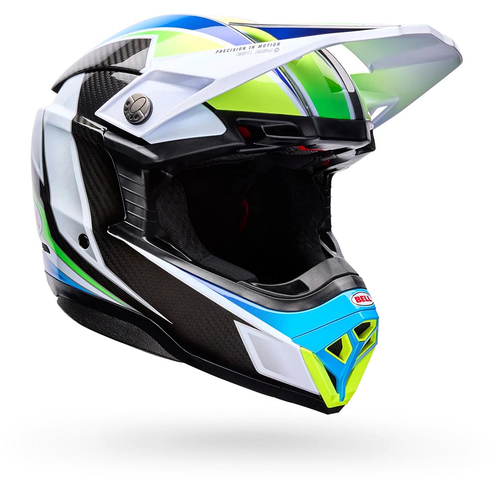 Casco moto a griglia sferica