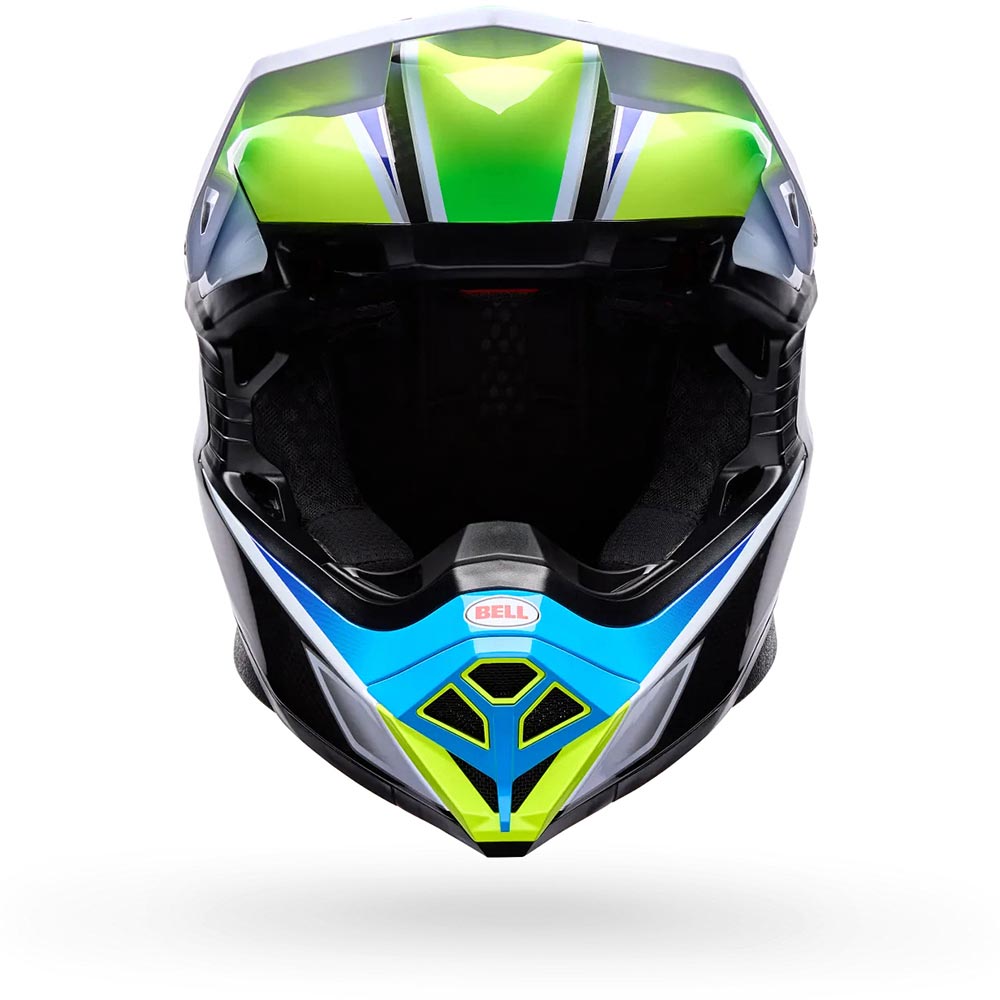 Casco moto a griglia sferica