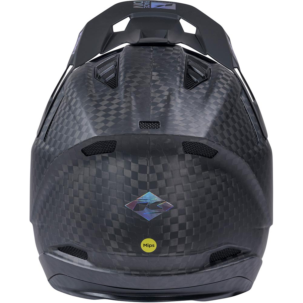 Casco in titanio e carbonio