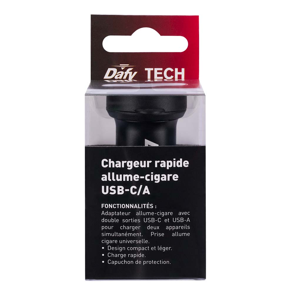 Caricatore per accendisigari CIG QC USB-C/A