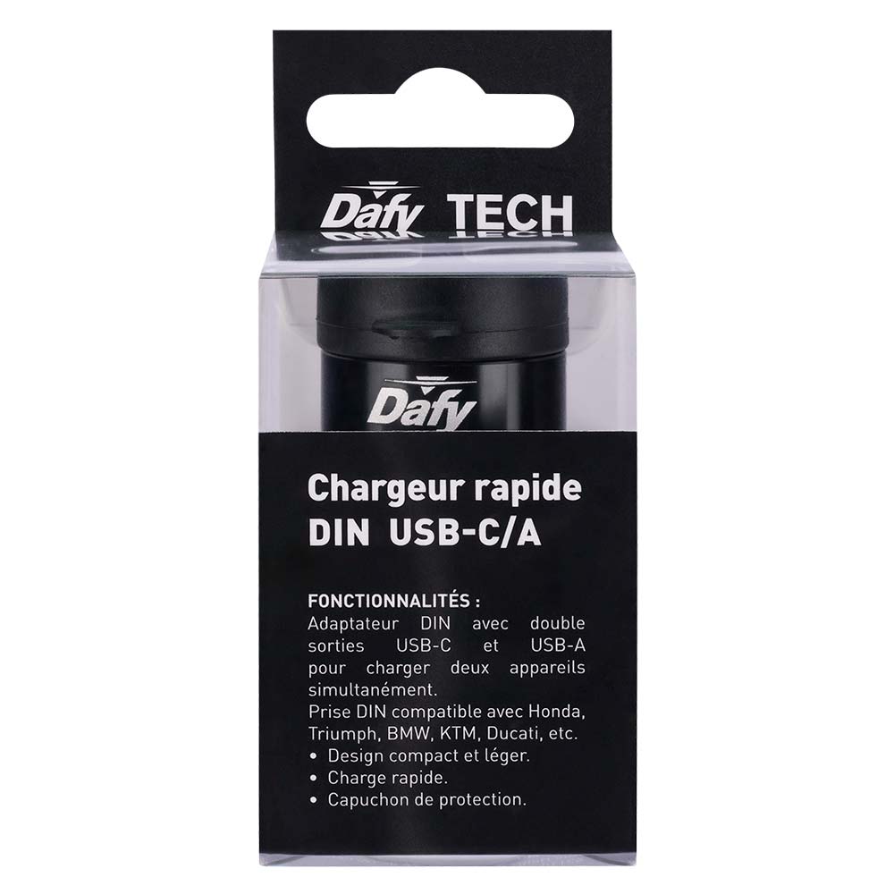 Caricatore per accendisigari DIN QC USB-C/A