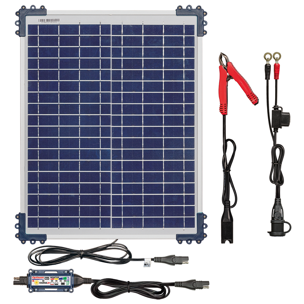 Caricabatterie Optimate Solar Duo TM522D2 con pannello da 20W