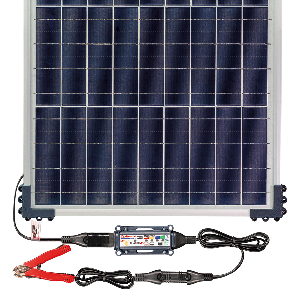 Caricabatterie Optimate Solar Duo TM522D2 con pannello da 20W