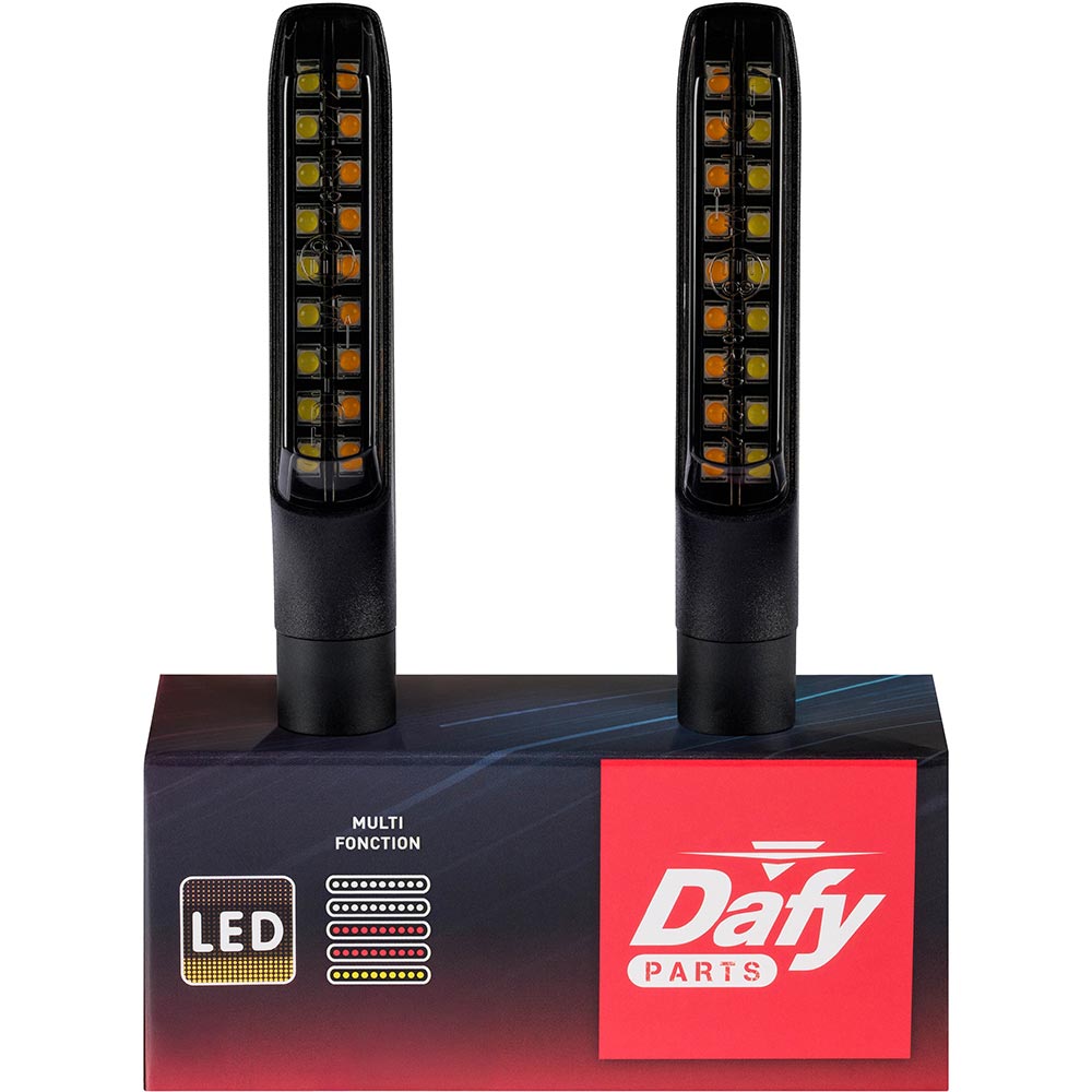 Indicatori LED frontali nitidi