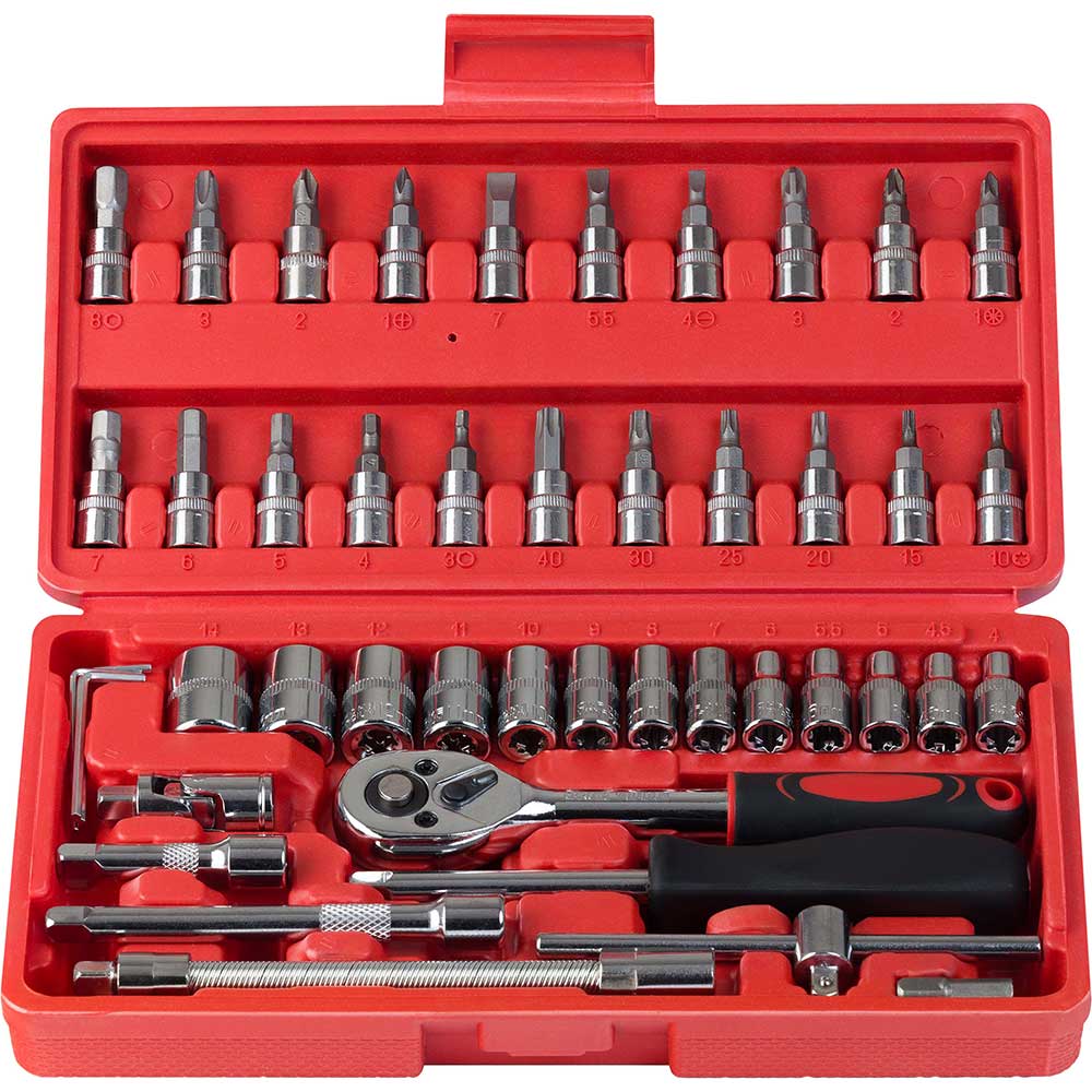 Set di cricchetti da 46 pezzi