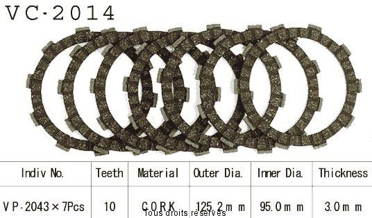 Dischi Cross VC2014 montati sulla frizione