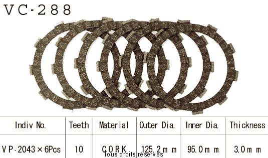 Rivestimenti frizione Cross VC288