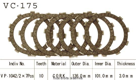 Rivestimenti della frizione VC175