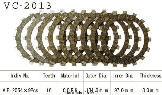 Rivestimenti della frizione VC2013