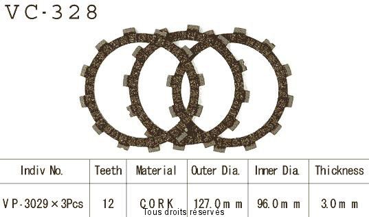 Rivestimenti della frizione VC328