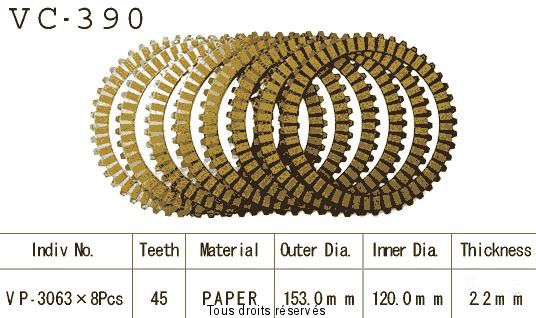 Rivestimenti della frizione VC390