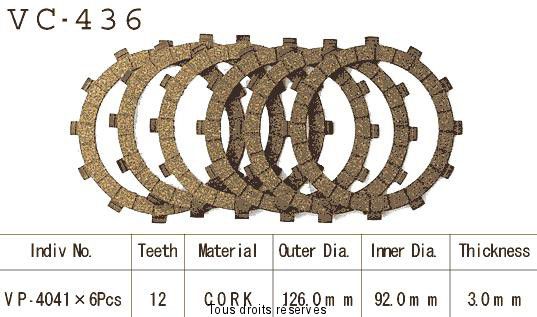 VC436 rivestimenti della frizione