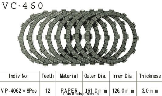 Rivestimenti della frizione VC460