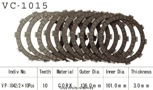 Rivestimenti della frizione VC1015