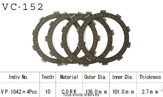 Rivestimenti della frizione VC152