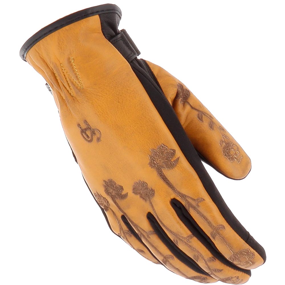 Guanti da donna Skull Flowers