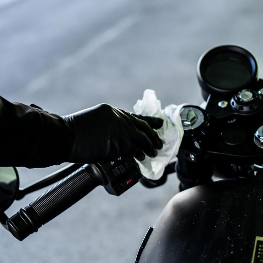 Salviette per la pulizia della moto