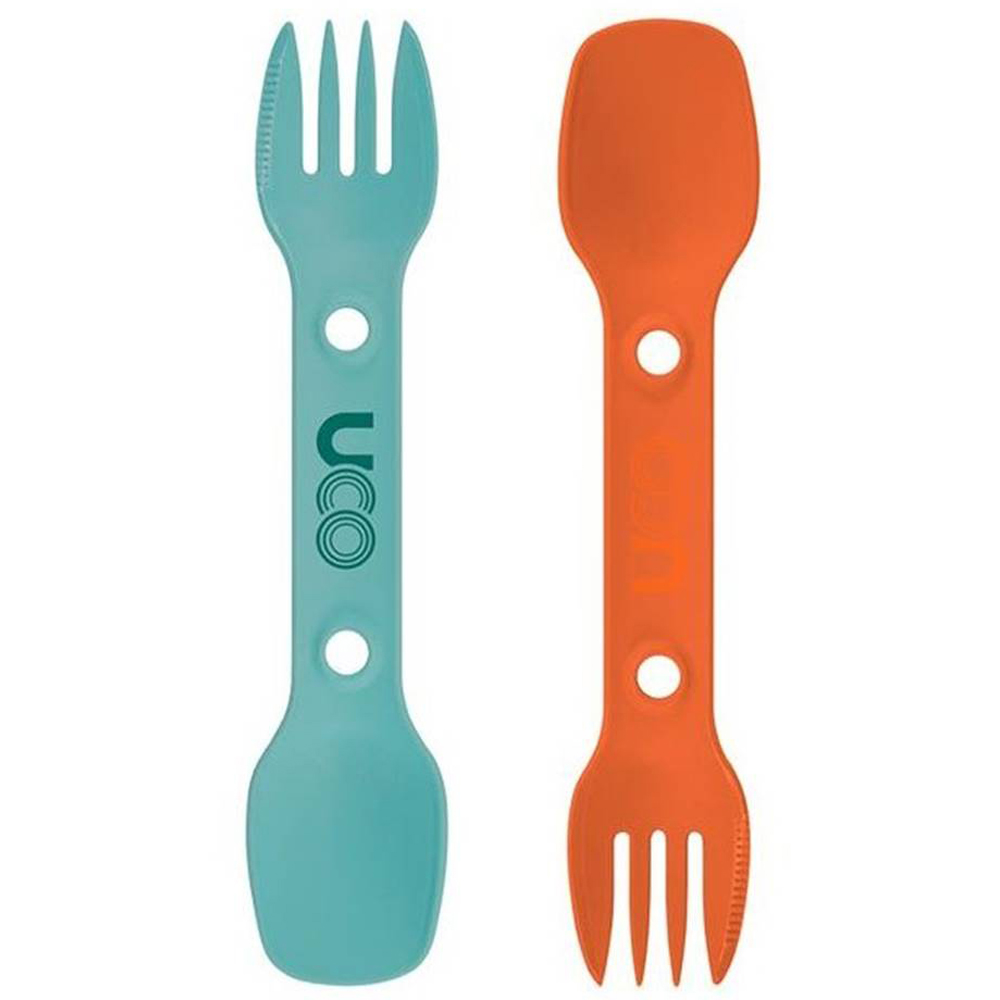 Set di 2 posate Spork 3 in 1