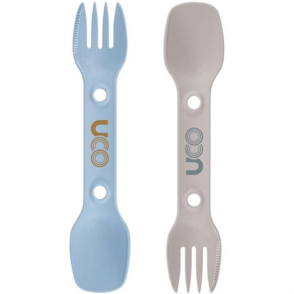 Set di 2 posate Spork 3 in 1