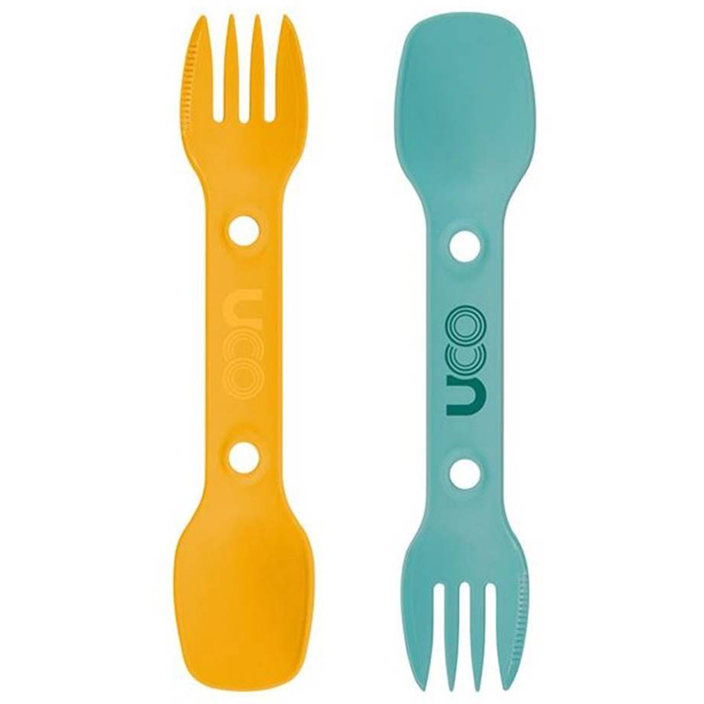 Set di 2 posate Spork 3 in 1