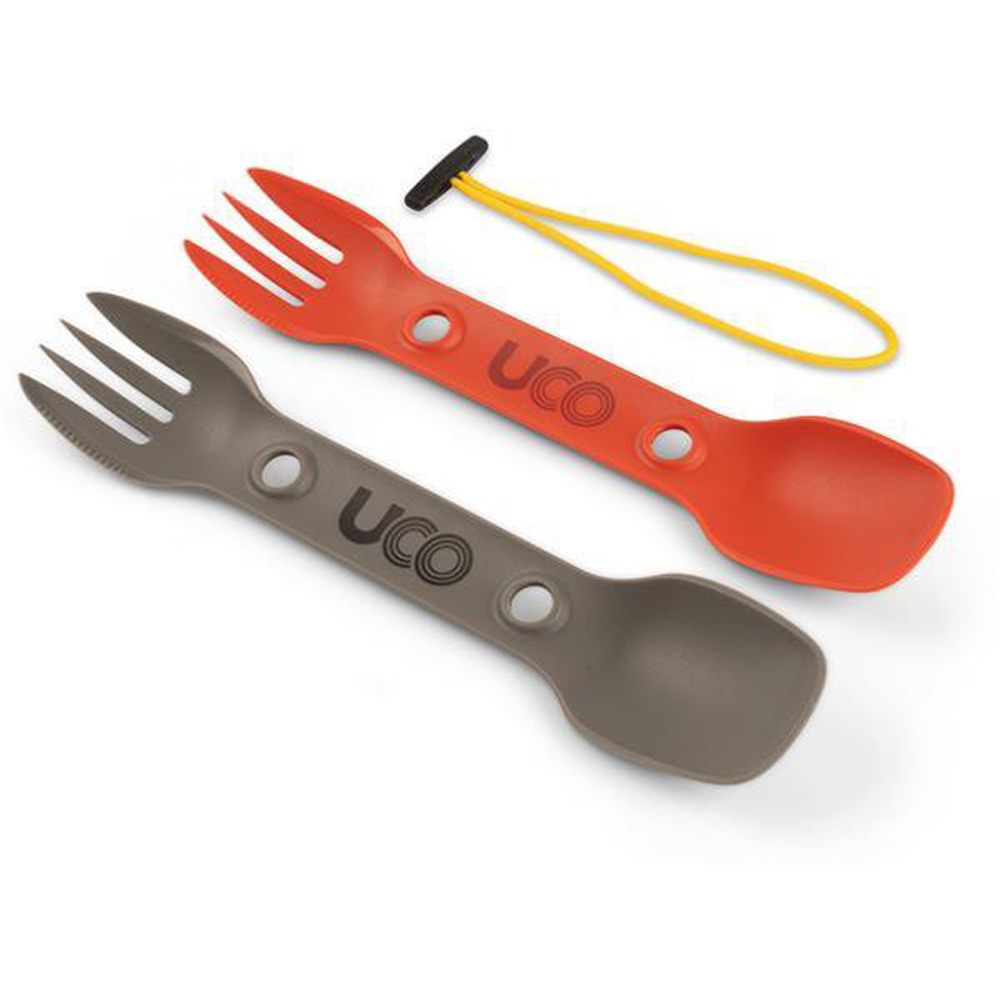 Set di 2 coperti Spork 3-in-1 - Riciclato