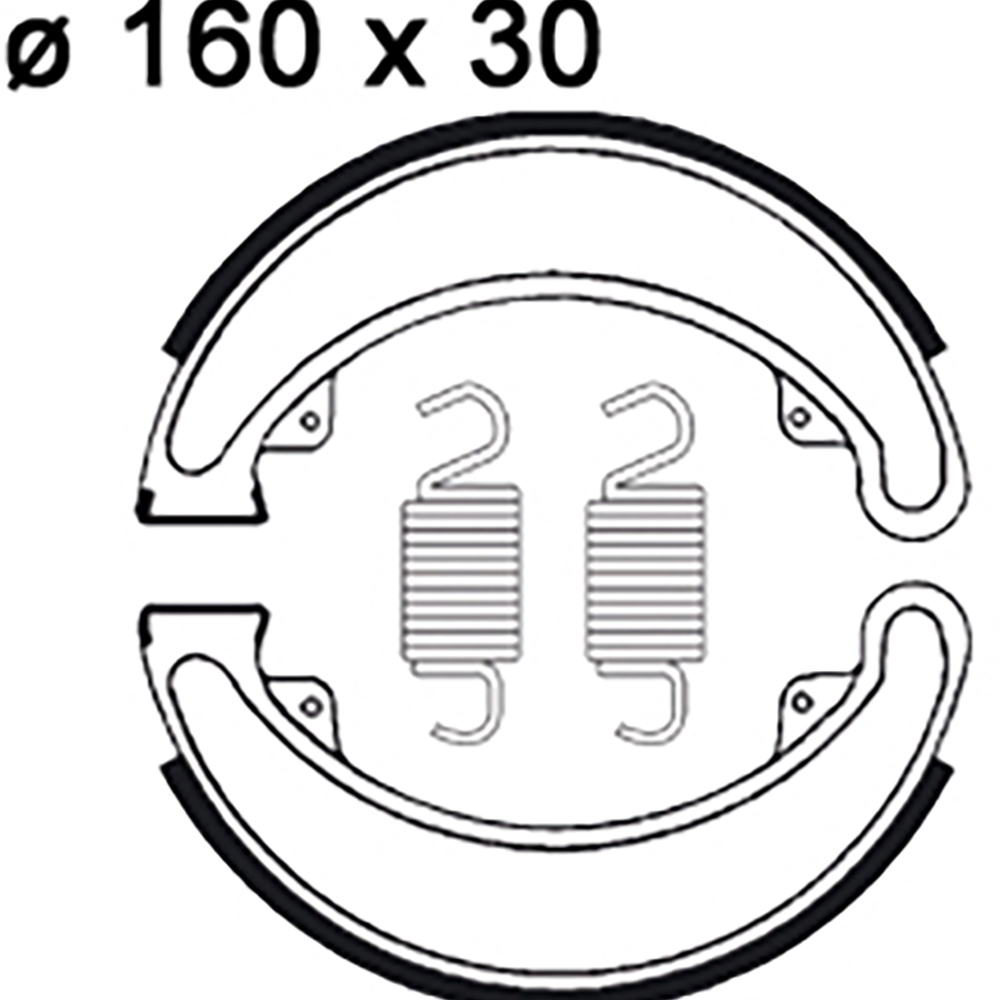 Ganasce freno LMS814