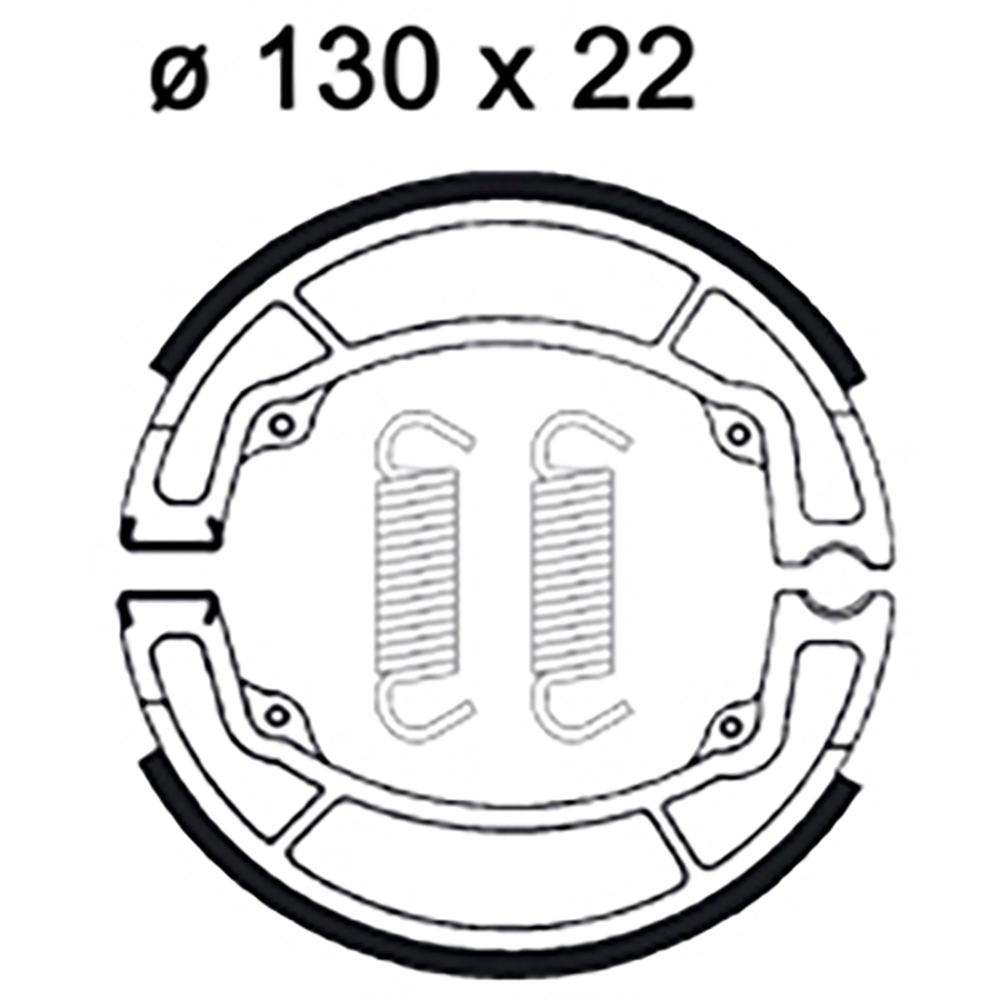 Ganasce freno LMS823