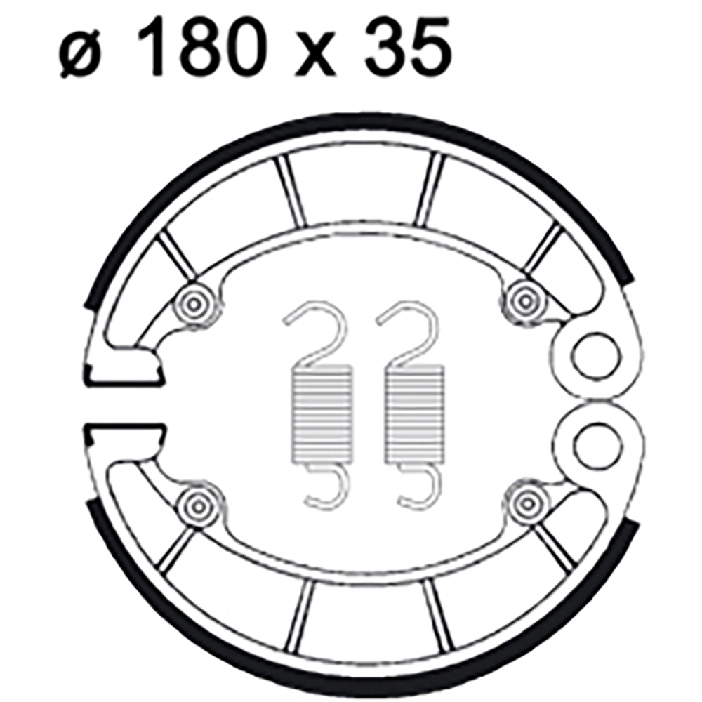 Ganasce freno LMS836