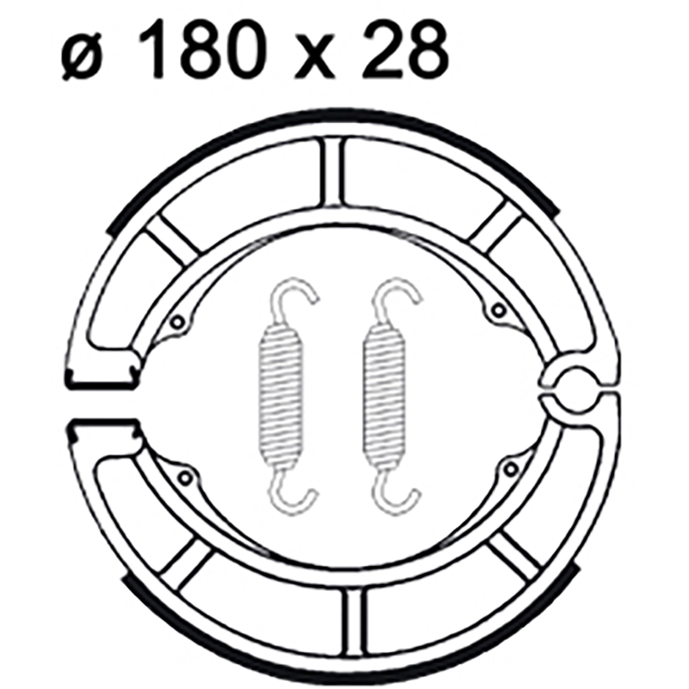 Ganasce freno LMS874