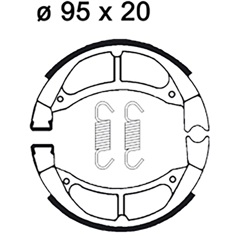 Ganasce freno LMS905