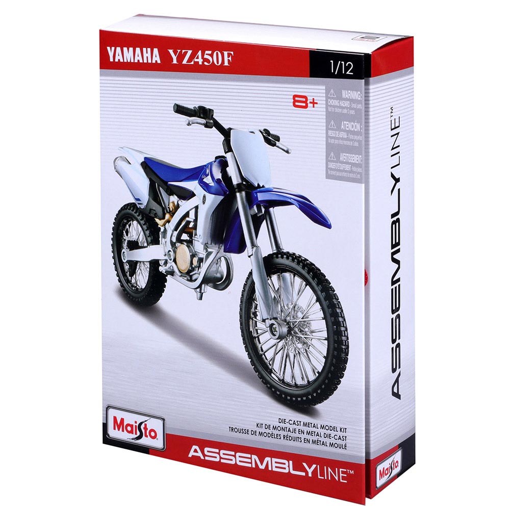 Modello di moto 1/12 Yamaha YZ450F