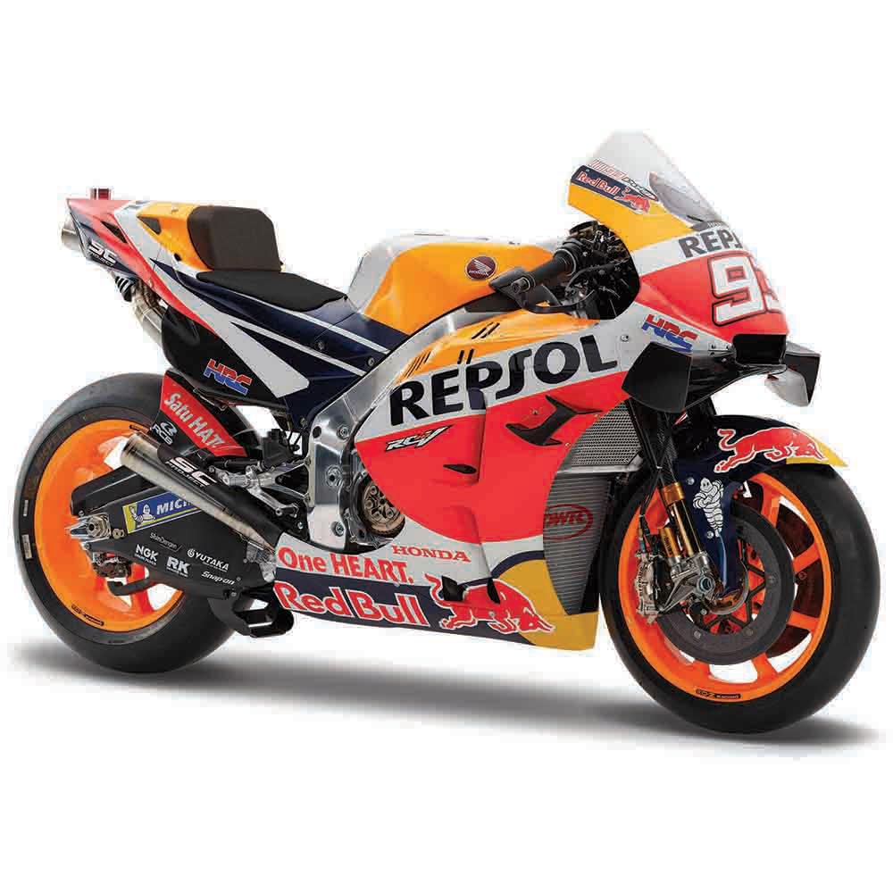 Modello moto Respsol Honda Team 2021 1/18 - Marc Marquez