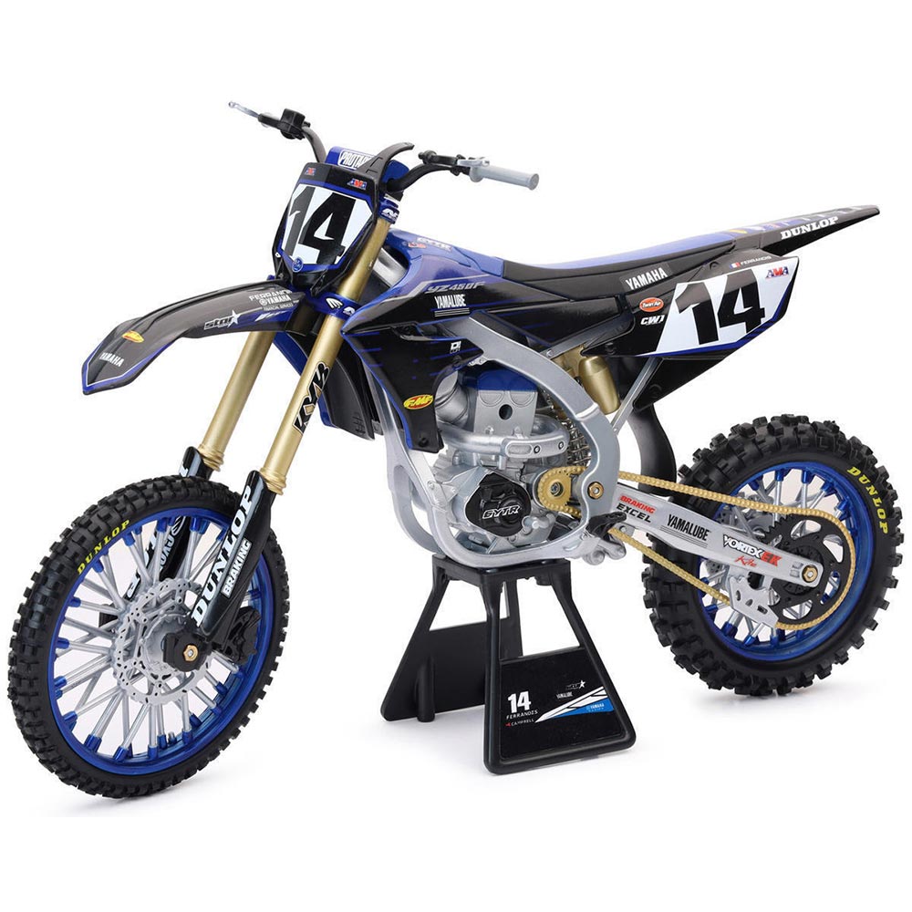 1/6 Yamaha 450 YZF D. Ferrandis modello di moto
