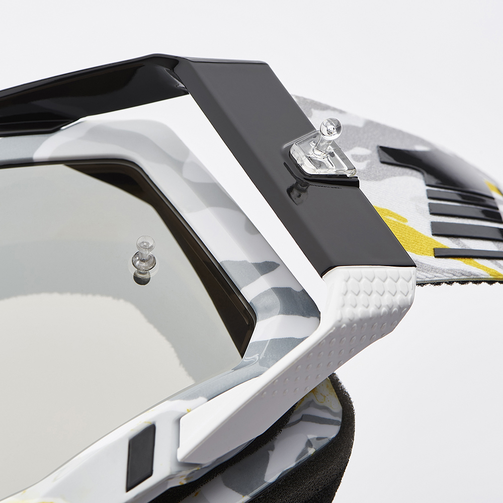 Maschera Racecraft 2 Korb - Specchio d'argento