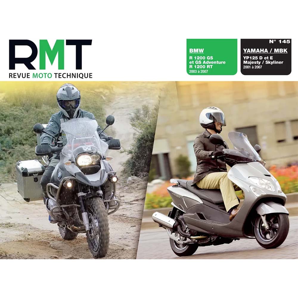 RMT 145.1 BMW R1200 (dal 2003 al 2007) e YAMAHA/MBK YP125 (dal 2001 al 2007)